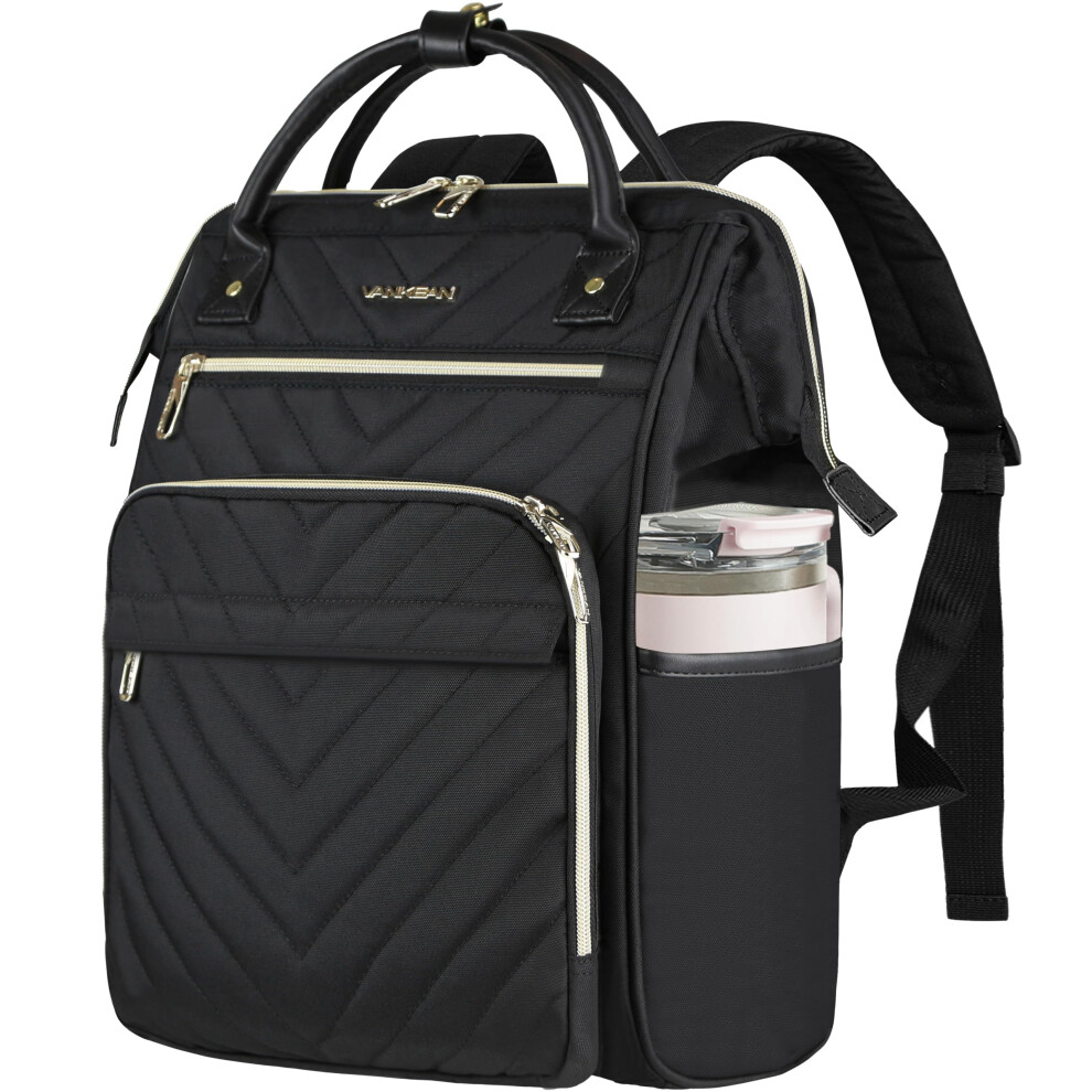 Vankean Laptop Backpack For Women 17.3 Inch Stylish Computer Work Backpack, Waterproof College Daypack Backpacks With Rfid Blocking, Business Travel 9398513496702