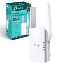 TP-Link RE705X WiFi 6 AX3000Mbps WiFi Extender Booster, External Antennas, Internet Booster, Gigabit Ethernet Port, WiFi Booster Range Extender, Easy