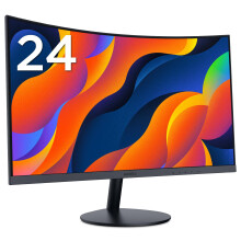 KOORUI 24 Inch Curved Computer Monitor, 100Hz, FHD, 1500R, Tilt Adjustment