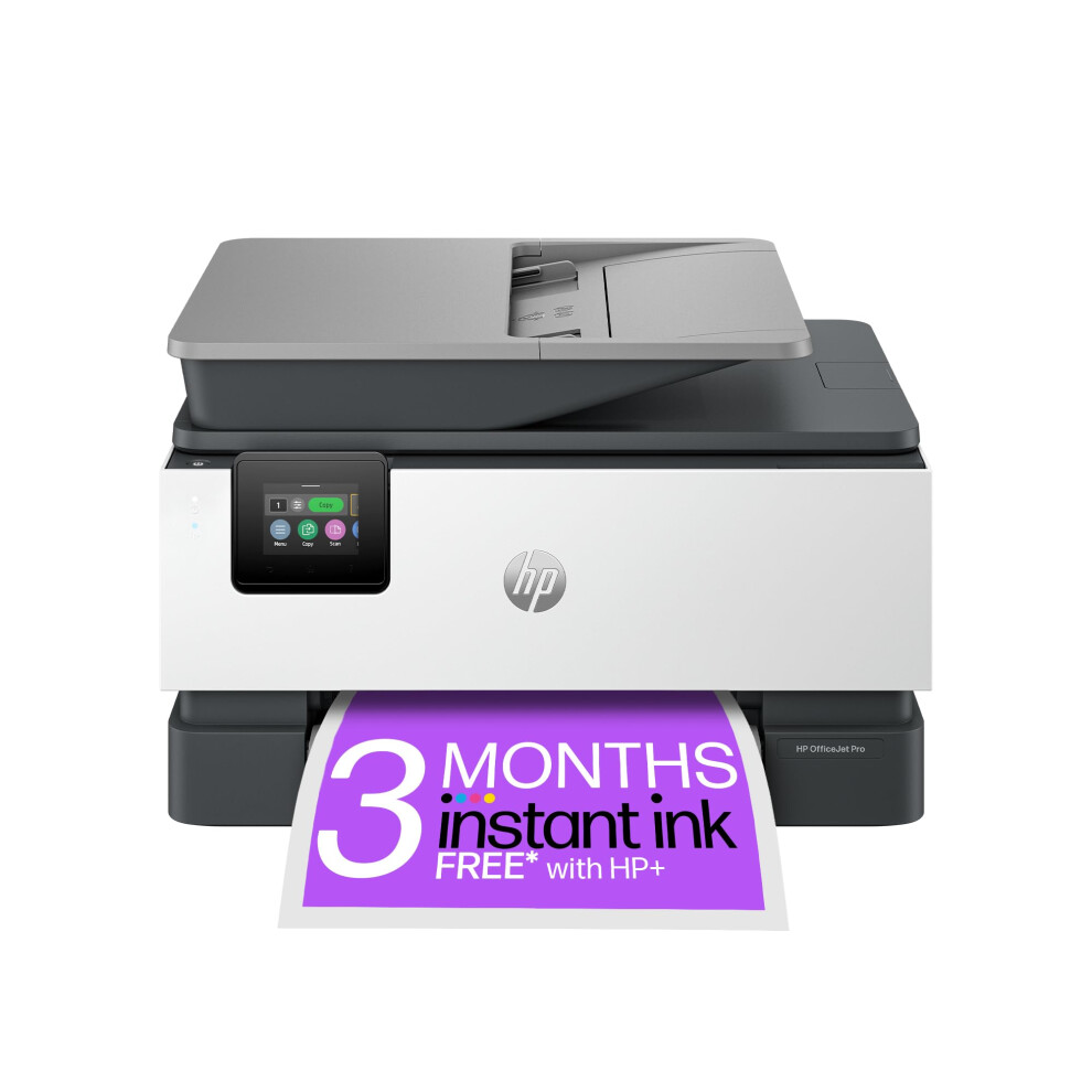 Hp Officejet Pro 9120E All-In-One Printer | Colour | Printer For Small Office | Print, Scan, Copy Automatic Document Feeder| 3 Months Of Free Instant