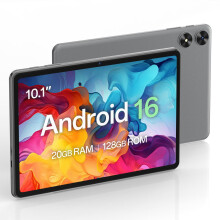 SVITOO Android 16 Tablet 10 Inch with Gemini AI, Octa-Core T7250, 20GB RAM 128GB ROM, 1280 x 800 IPS Screen, Dual-Band WiFi, Bluetooth 5.0, 6600mAh,