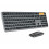 ProtoArc Backlit Bluetooth Keyboard and Mouse for Mac, KM100-A Full Size Wireless Keyboard Mouse for Mac, Multi-Device Rechargeable for MacBook Pro/A 1