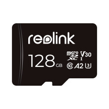 Reolink 128GB MicroSDXC Memory Card, Class 10 A2 U3 TF Memory Card, Compatible Security Camera