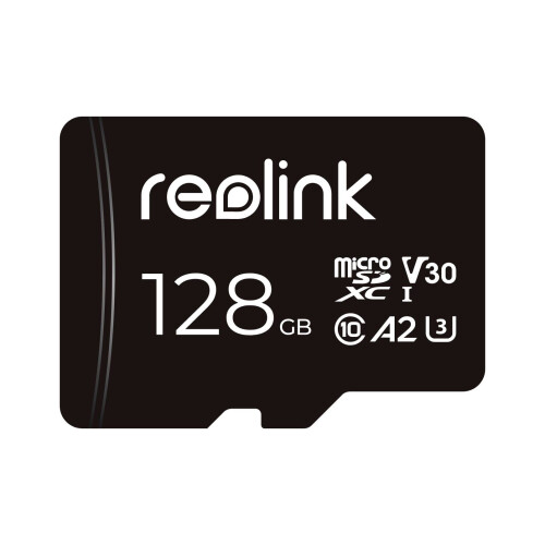 Reolink 128GB MicroSDXC Memory Card, Class 10 A2 U3 TF Memory Card, Compatible Security Camera