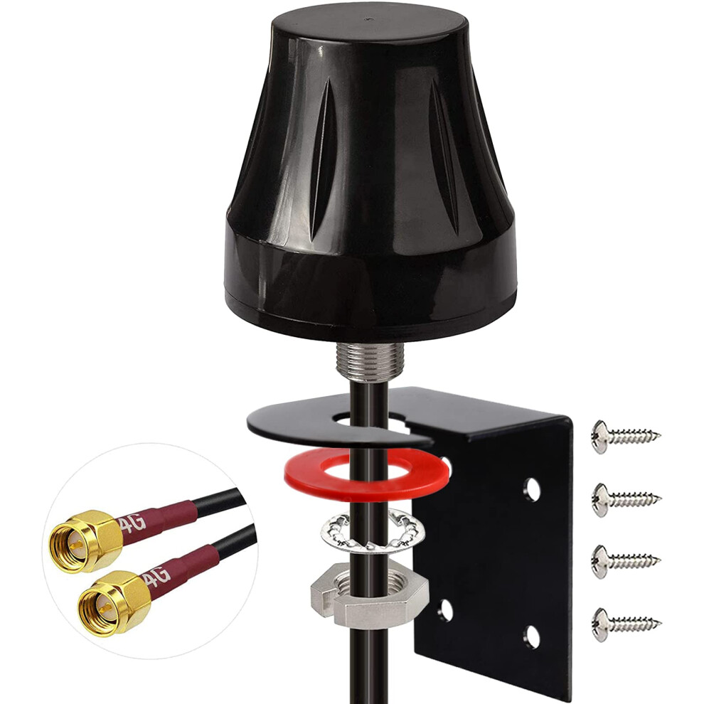 Bingfu 4G Lte Antenna Outdoor Sma Aerial Mimo Antenna Fixed Bracket Wall Mount Waterproof Aerial For 4G Lte Wireless Cpe Router Hotspot Iot Gateway I 5002193816531