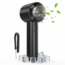 AICPAN Handheld Turbo Fan, Portable USB Rechargeable Fans Mini Fan, 1-199 Speed Stepless with LED Display, Small Desktop Desk Fan for Home Office Out