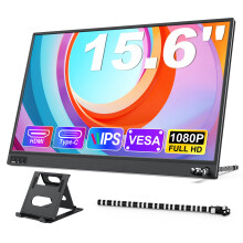 MAGICRAVEN Second Screen Portable Monitor 15.6" 1080P FHD Laptop Monitor External IPS Display, Second Monitor for Laptop/PC/Mac/Phones/PS45/Switch wi