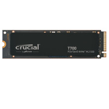 Crucial T700 1TB SSD PCIe Gen5 NVMe M.2 Internal Gaming SSD, Up to 11,700MB/s, Microsoft DirectStorage, PCIe 4.0 Backwards Compatible, Solid State Dr