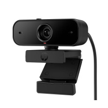 HP 430 FHD Webcam | Full HD 1080p | Dual Mics | Auto Focus | Lighting and Colour Correction | Privacy Shutter | 360 Swivel and 15 Tilt | 85 Fiel