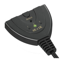Διακόπτης HDMI - SODIAL - 4K - 3 θύρες - Υποστηρίζει 3D