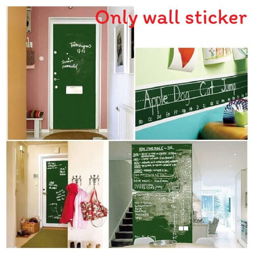 (Green) Sticker Wall Whiteboard Reusable Pvc Writeable Childrens Decoration Doodle