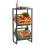 Costway 3-Tier Floor Bottle Crate Shelf for Kitchen Garage With Adjustable Angles 9