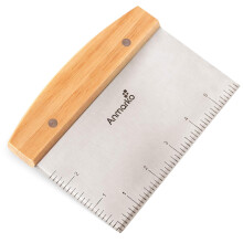 Stainless Steel Metal Griddle Scraper Chopper - Great as Dough Cutter for Bread and Pizza Dough - Multipurpose Kitchen Utensil for Flat Top Griddle -