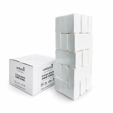 3000 x Z‑Fold Paper Hand Towels – White 2‑Ply Paper Towels, 23cm x 23cm – High Absorbency, Soft Hygienic Disposable Paper Towel for Washrooms,