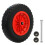 14" Wheelbarrow Wheel PU Puncture Proof Solid 3.50-8 Wheel Solid Tyre 1