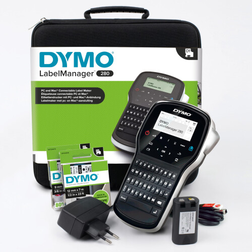 DYMO DYMO LabelManager 280 Rechargeable Handheld Label Maker Kit | QWERTY