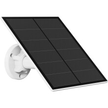 5W Solar Panel for Security Camera, Solar Panel for DC 5V Outdoor Rechargeable Battery Camera, Solar Panels with Micro USB and USB-C Port, Adjustable