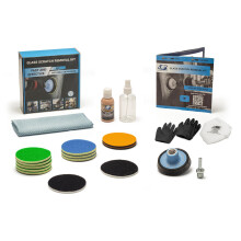 GLASS POLISH DIY 75mm Glass Scratch Removal Kit for Effective Glass Polishing with Drill or Polisher, Repairs Deep Scratches, Removes Surface Damage