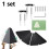 Anti-Rust Squirrel Baffle Foldable Hanging Squirrel Flapper Wrap Around Squirrel Proof Baffles Outdoor Garden Decor 8