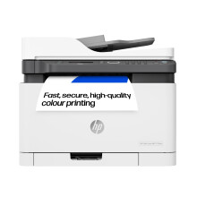 HP LaserJet 179fnw Colour Wireless Multifunction Printer with Fax | Self-healing Wi-Fi | Print from phone or tablet | Small, compact MFP – world's s
