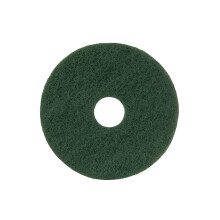 Floor Polishing Pads, 20cm Rotary Scrub Discs for Machine Buffing and Cleaning, Pack of 5 (GREEN)