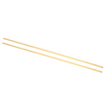 PATIKIL 1/6 x 1/6 x 16" H59 Brass Square Bar, 2 Pcs Solid Square Mill Stock for Crafting Maintenance Electrical Architectural Decoration, Brass