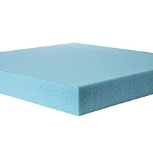 Brillars High Density Blue Firm Upholstery Foam Sheet – Cut to Size Cushion Foam for Sofa, Chair, Seat, Bed & Campervan – Fire Retardant – Made