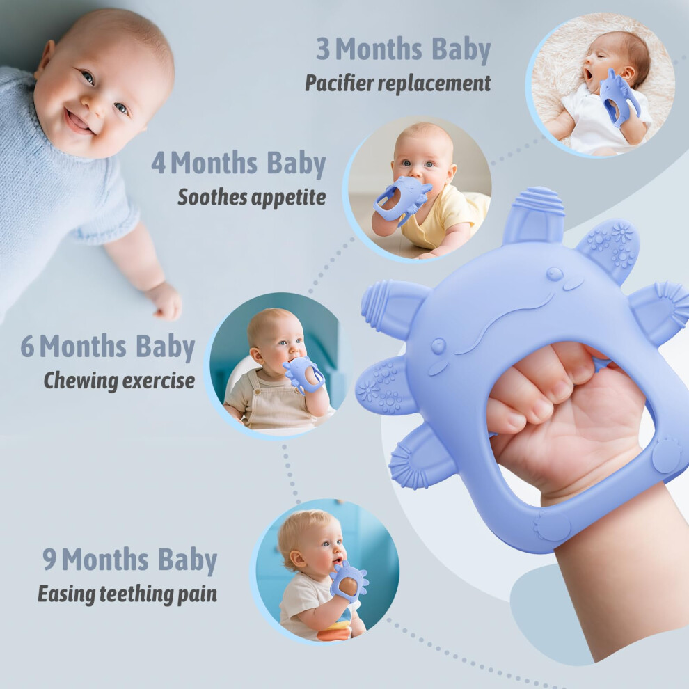 Akolik Baby Teething Toy For 3612 Months Baby Teethers Toy Teething Ri