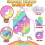 35-Piece Children's Baking Kit, Toy Kitchen Set Including Apron, Chef's Hat, Gloves 2