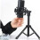 Portable Microphone Stand Desktop 3/8 Tripod Table Stand Adjustable Mic Stand Mic Clip Holder Bracket 6