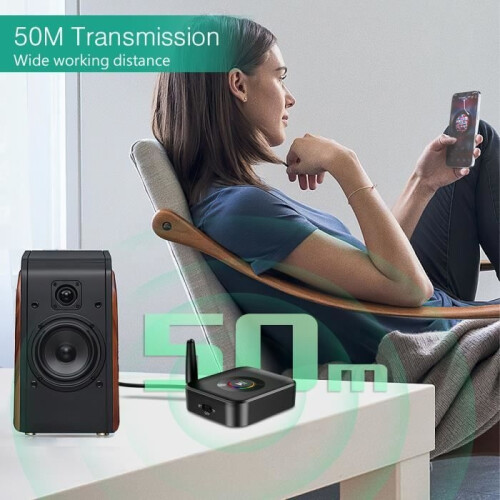 Δέκτης Bluetooth 5.1, προσαρμογέας Bluetooth AUX/RCA, προσαρμογέας αυτοκινήτου Bluetooth 1