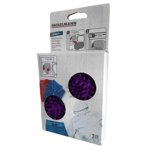 Pack of 2 Fackelmann laundry dryer balls, ref. 54022 2
