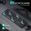 TeckNet TECKNET Wired USB Keyboard, Full-Size, QWERTY UK Layout, Black 2