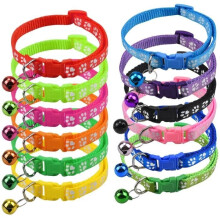 12PCS Cat Collars with Bell and Safety Buckle, Colorful Collar for Cats, Kittens, Puppies, and Small Dogs