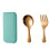 Stainless Steel Outdoor Camping Portable Tableware Light Strong Convenient Portable Fork Spoon Tableware 2