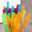 Colored translucent round acrylic beads, Reusable drink sticks, Coffee stirrers, J 4