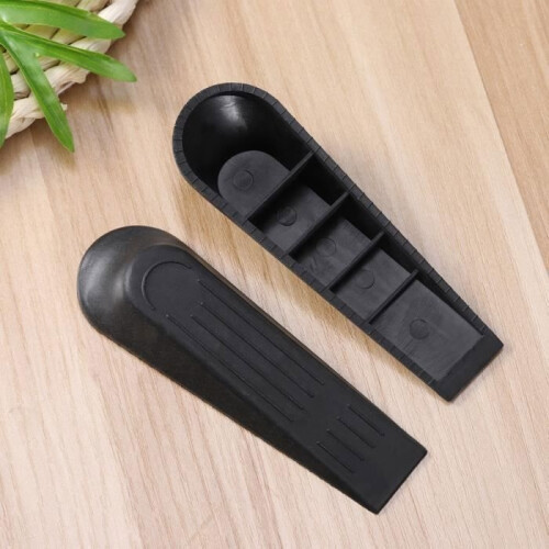 Doorstop - Wood - Black - 5pcs - Semicircle 1