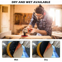 Round sandpaper - PZCC - 25 pieces - 3000-10000 grit - 125 mm - Wet and dry
