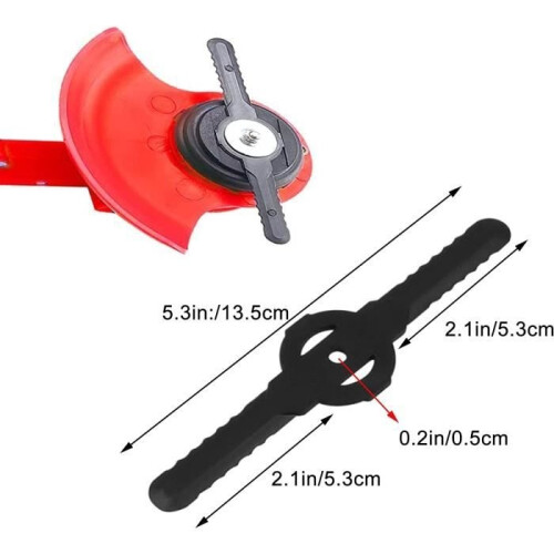 30PCS Plastic Lawn Mower Blades Replacement Blades for Trimmers Replacement Blade for Edgers 1