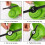 30PCS Plastic Lawn Mower Blades Replacement Blades for Trimmers Replacement Blade for Edgers 3