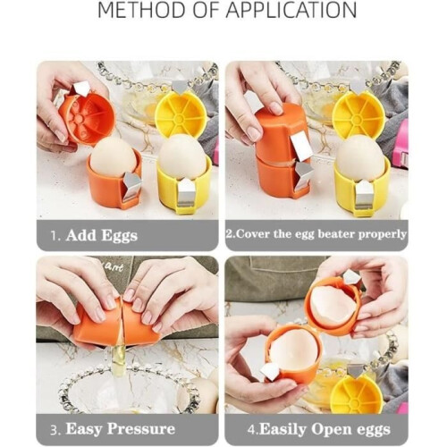 Egg shell opener - Multifunctional - Portable design - Quick separation - Various colors 2