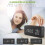 Artificial Wood LED Alarm Clock with Time, Date, and Temperature Display, Voice Control, and Adjustable Brightness 2