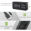 Artificial Wood LED Alarm Clock with Time, Date, and Temperature Display, Voice Control, and Adjustable Brightness 4