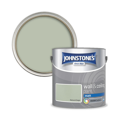 Johnstone's Johnstone's - Matt Wall & Ceiling Paint - Natural Sage - 2.5L 1