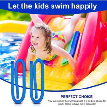 Swimming pool hose - 32 mm - Length: 150 cm - Blue - 2 hoses - For filtration pumps and saltwater systems