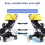 3-Piece Universal Stroller Connectors, Adjustable Double Hook Stroller Connectors, Portable Safety Connection 4
