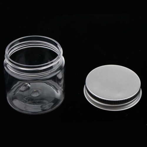 10 Pcs Empty Plastic Cosmetic Containers with Lids for Cream Samples and Makeup Storage, 60ml Size