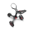 (Red) Motocaddy QB2 Golf Trolley Compact 3 Wheel Push Cart Easy Fold EASILOCK 3