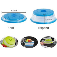 Microwave Cover - Not specified - 2 pcs - Foldable - With ventilation holes - Blue and Green