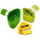 Steamer Basket - Kitchen Accessories - 3-Piece Silicone Set - For Cooking Vegetables 2